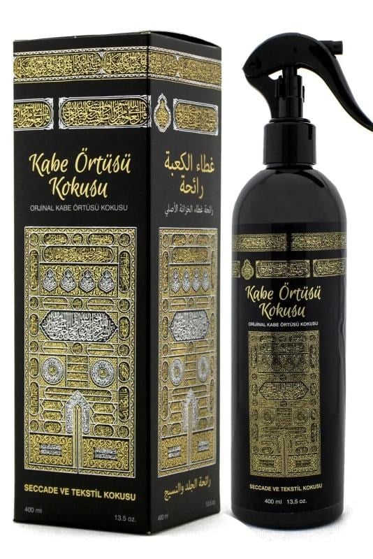 Kabe Örtüsü Kokusu Mescidi Aksa Kokusu Kubbetül Sahra kokusu Ve Makamı İbrahim Kokusu Sprey 400 Ml.