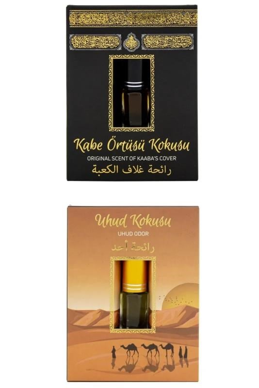 Kabe Örtüsü Kokusu Ve Uhud Kokusu Alkolsüz Esans 3ml