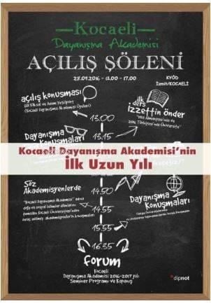 Kocaeli Dayanışma Akademisi'nin İlk Uzun Yılı