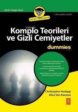 Komplo Teorileri ve Gizli Cemiyetler; Conspiracy Theories & Secret Societies For Dummies