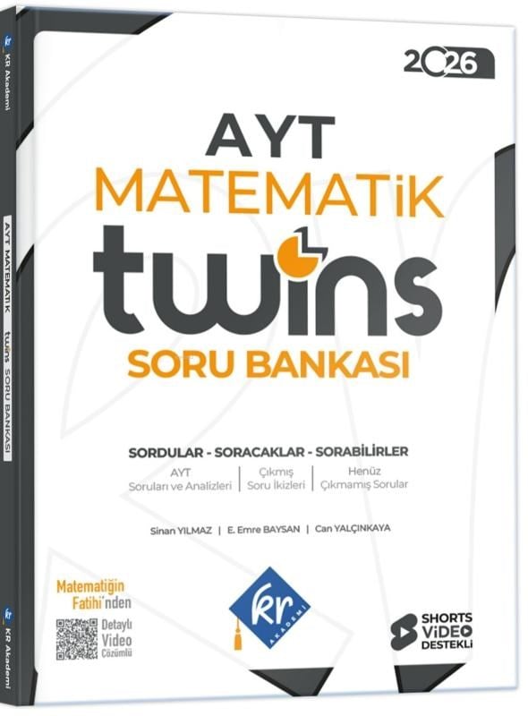 KR Akademi  2026 AYT Twins Matematik Soru Bankası