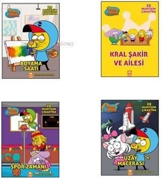 Kral Şakir Boyama 4 Kitaplık