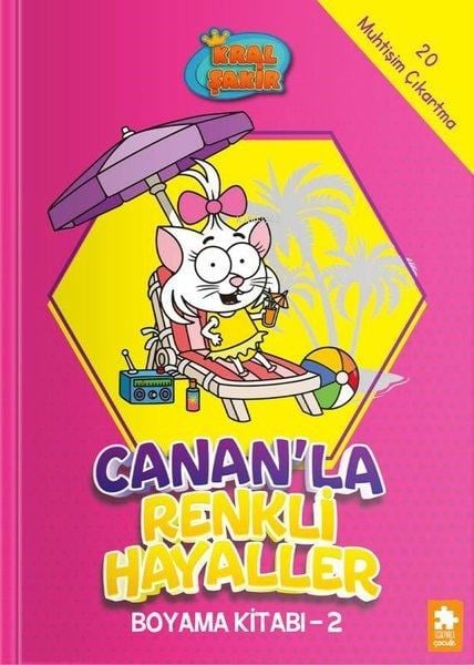 Kral Şakir - Cananla Renkli Hayaller Boyama Kitabı 2