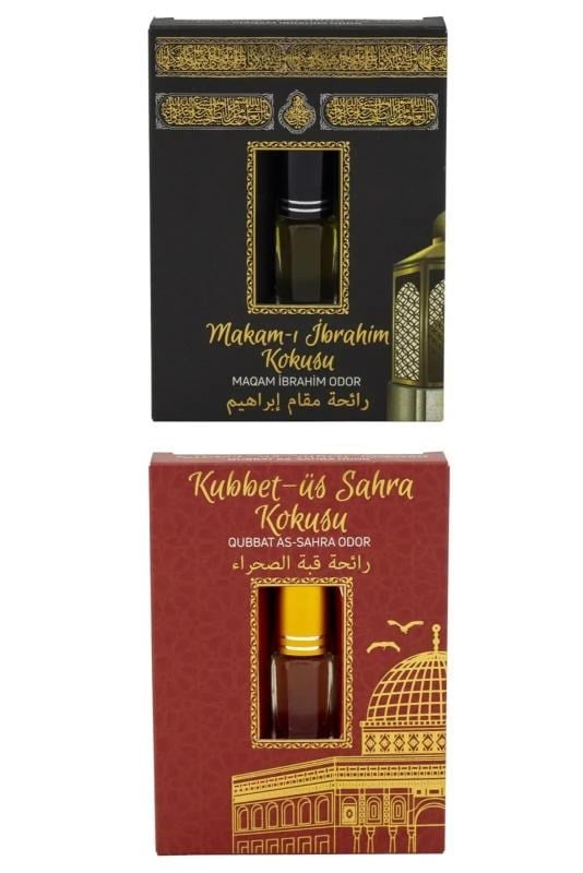 Makamı İbrahim Kokusu Ve Kubbetüs Sahra Kokusu Alkolsüz Esans 3ml