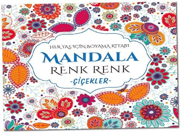 Mandala Renk Renk Çiçekler