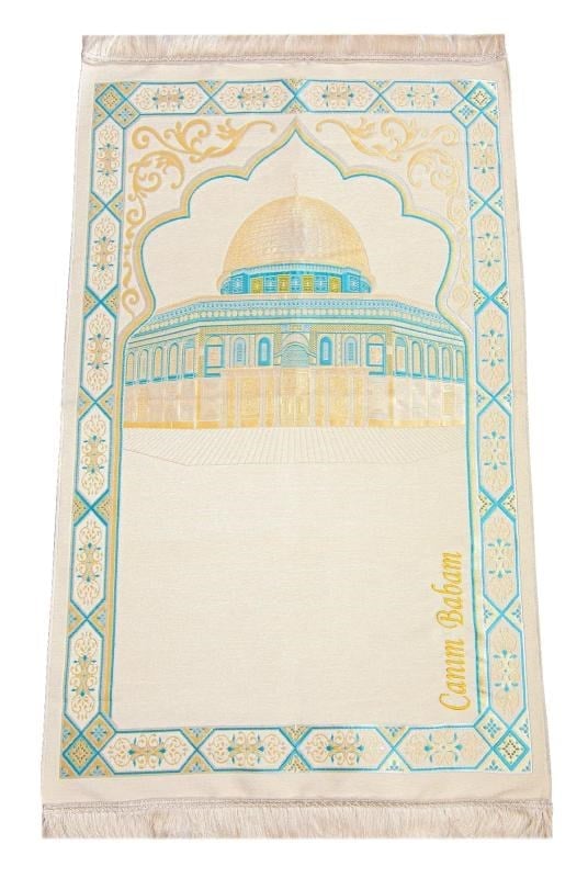 Mescidi Aksa Desenli Şönil İsimli Seccade