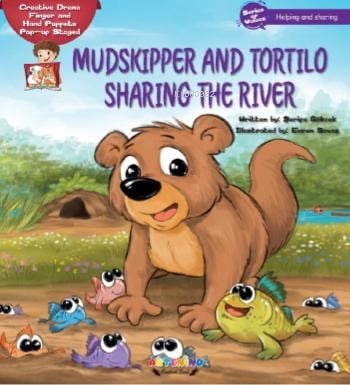 Mudskipper And Tortilo Sharing The River;Creative Drama Finger and Hand Puppets Pop-up Staged