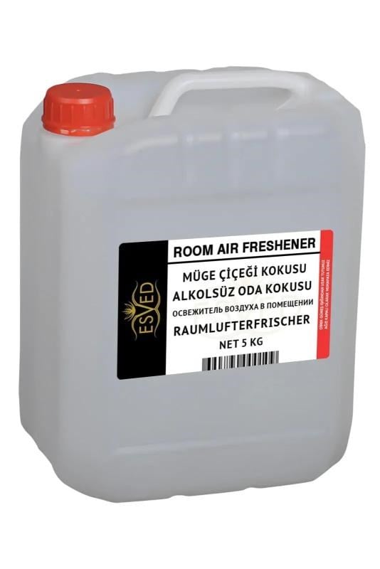 Müğe Çiçeği Kokusu Alkolsüz Oda Parfümü, Ortam Kokusu, Araç ve Ev Kokusu 5 Litre