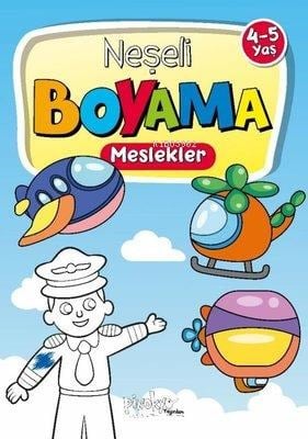 Neşeli Boyama Meslekler 4 - 5 Yaş