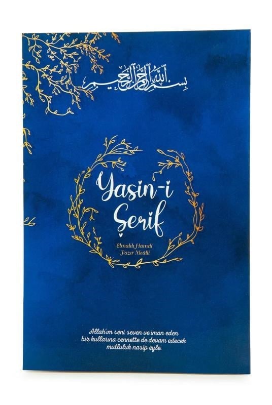 Orta Boy Yasin Kitabı 64 Sayfa Türkçe Okunuşlu ve Mealli - Mavi