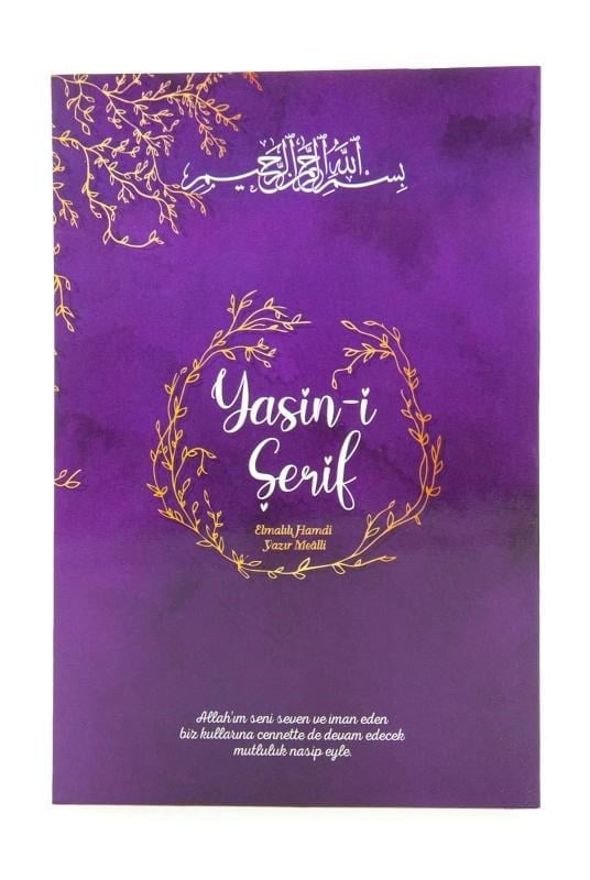 Orta Boy Yasin Kitabı 64 Sayfa Türkçe Okunuşlu ve Mealli - Mor