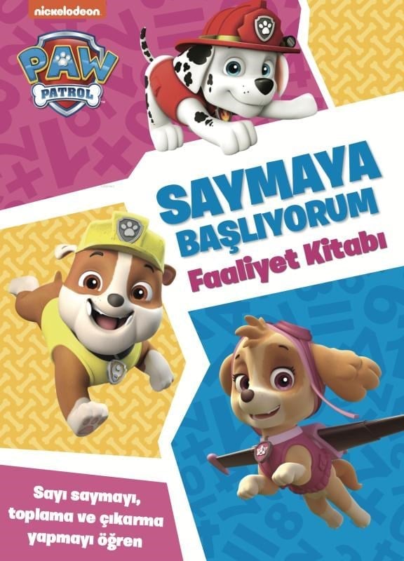 Paw Patrol Saymaya Başlıyorum Faaliyet Aktivite Kitabı