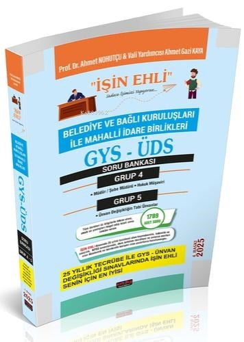Savaş Yayınevi GYS-ÜDS Belediye ve Bağlı Kuruluşları Mahalli İdare Birlikleri Personeli Grup 4-5 Soru Bankası