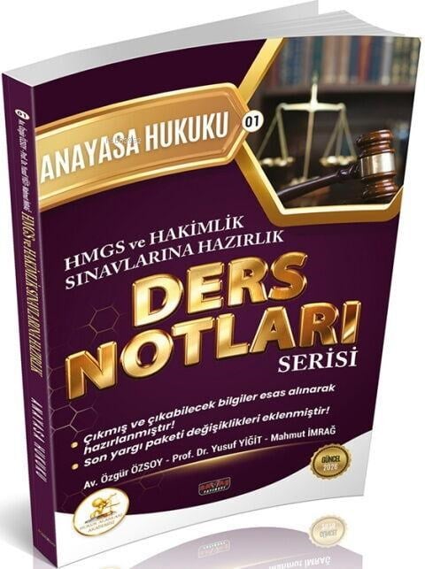 Savaş Yayınları HUKAL HMGS Hakimlik Anayasa Hukuku Ders Notları