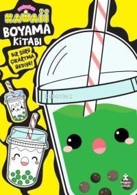 Sevimliler Kawaii Boyama Kitabı - Bonbon Sarı - Bir Sürü Çıkartma Hediye!
