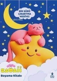Sevimliler Kawaii Boyama Kitabı - Tatlı Rüyalar - Bir Sürü Çıkartma Hediye!