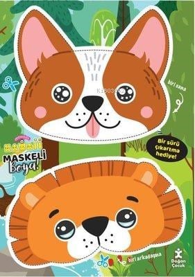 Sevimliler Kawaii Maskeli Boya! Bir Sürü Çıkartma Hediye!
