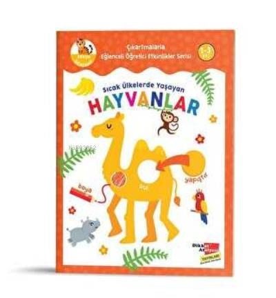 Sıcak Ülkelerde Yaşayan Hayvanlar - Çıkartmalarla Eğlenceli Öğretici Etkinlikler Serisi