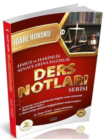 Svaş Yayınevi 2026 HMGS Hakimlik HUKAL İdare Hukuku Ders Notları