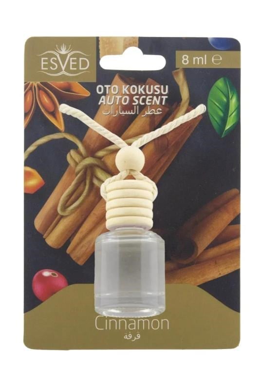 Tarçın Kokusu 8 Ml Araba Kokusu Cam Şişe