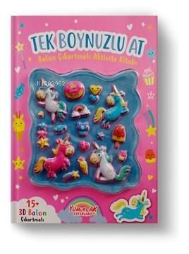 Tek Boynuzlu At Balon Çıkartmalı Aktivite Kitabı