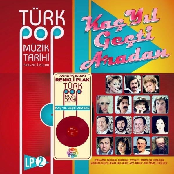 Türk Pop Müzik Tar.1960-70'Lı Yıl 2(Renkli Plak)
