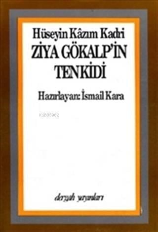 Ziya Gökalp'in Tenkidi
