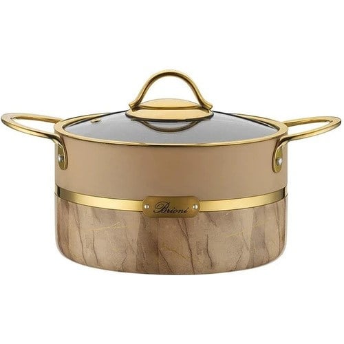 Brioni Selection Krem 28 cm Derin Granit Tencere
