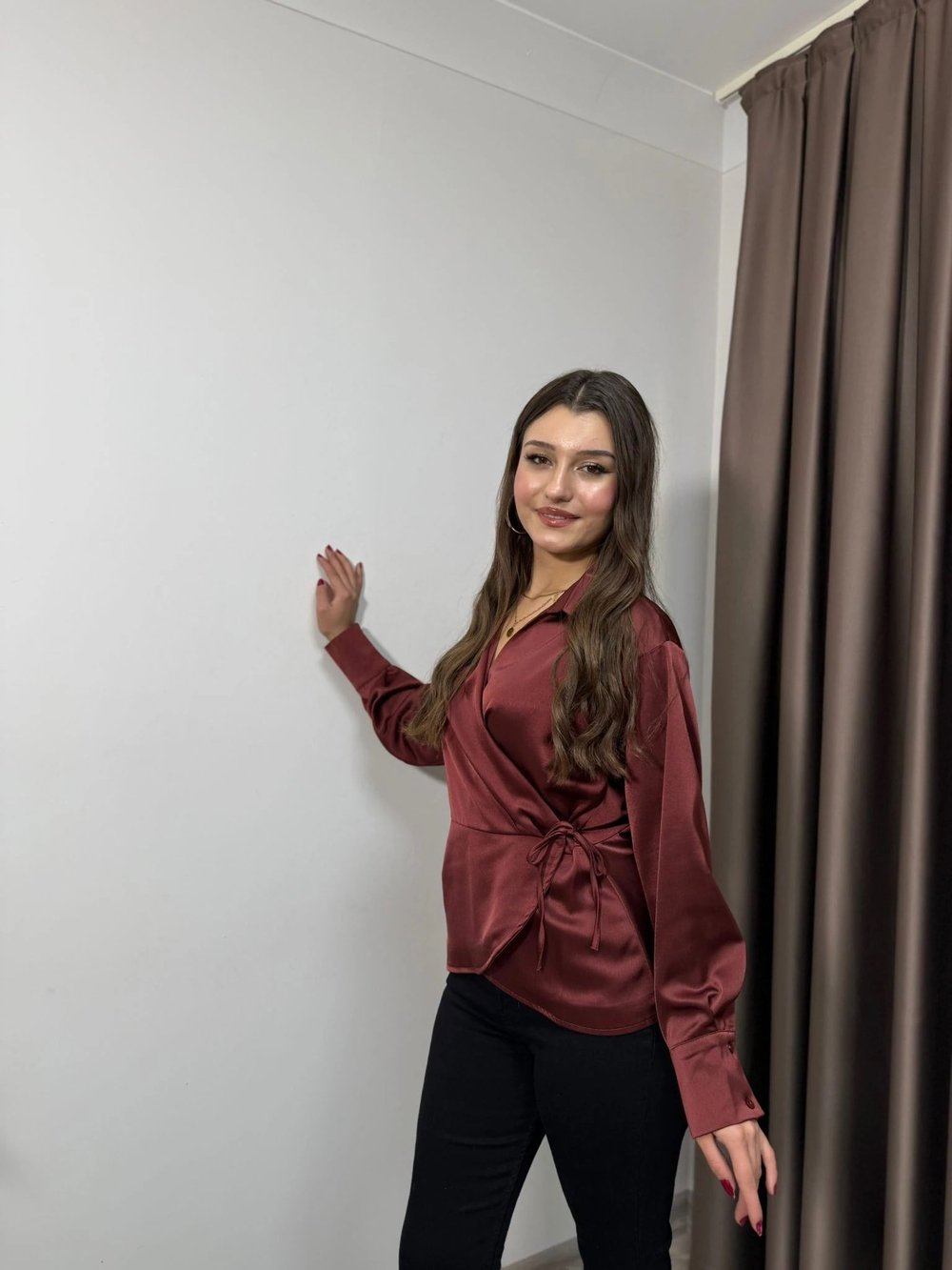 SATEN TASARIM GÖMLEK