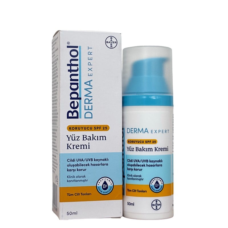 Bepanthol Derma Nemlendirici ve Besleyici SPF 25 Yüz Bakım Kremi 50 ml