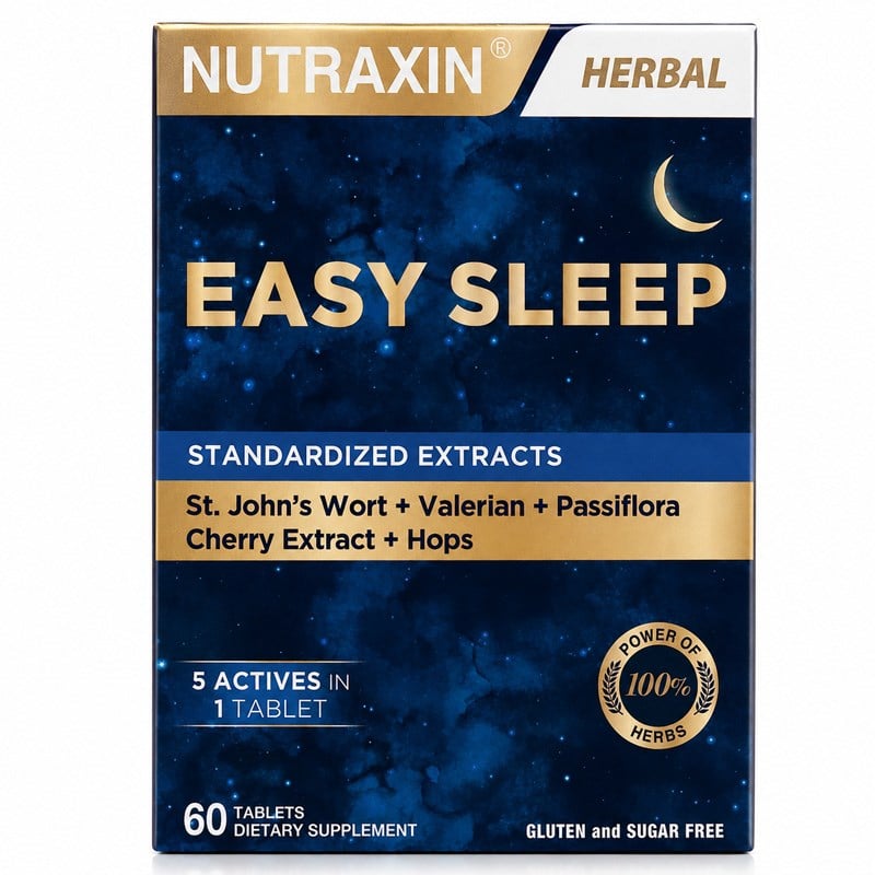 Nutraxin Easy Sleep Takviye Edici Gıda 60 Tablet