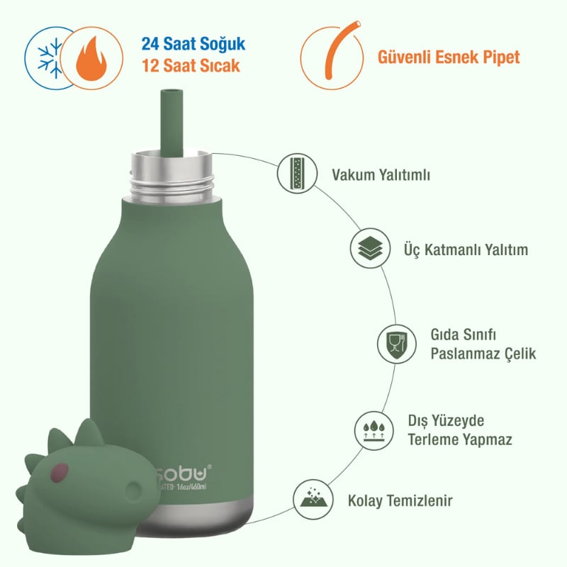 Asobu Bestie Bottle - Dinosaur