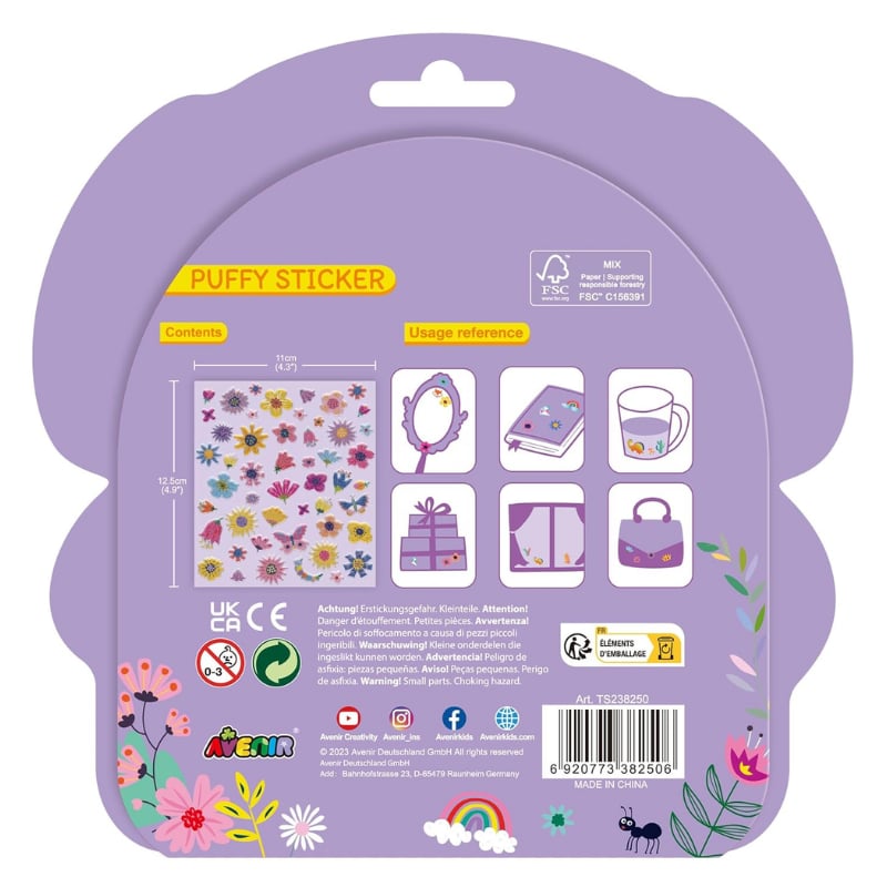 Avenir Kabartmalı Çıkartmalar - Garden