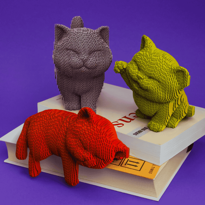 Cartonic 3D Puzzle - KITTENS TRIO