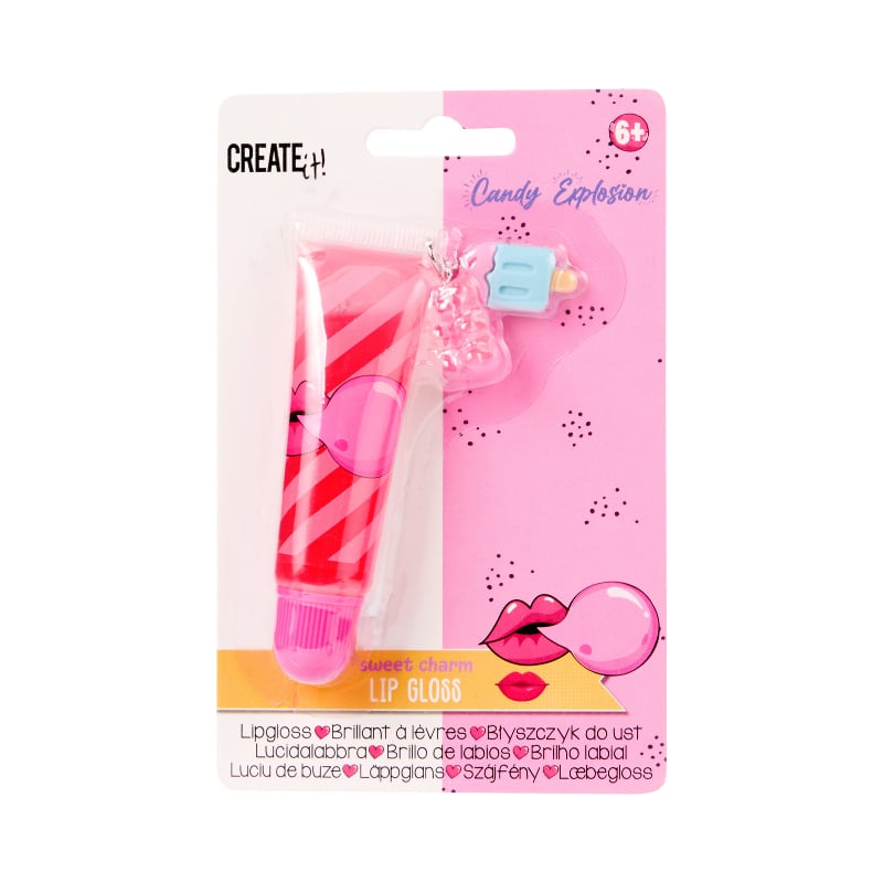 Create It Süslü Dudak Parlatıcısı - Pembe - Candy Explosion