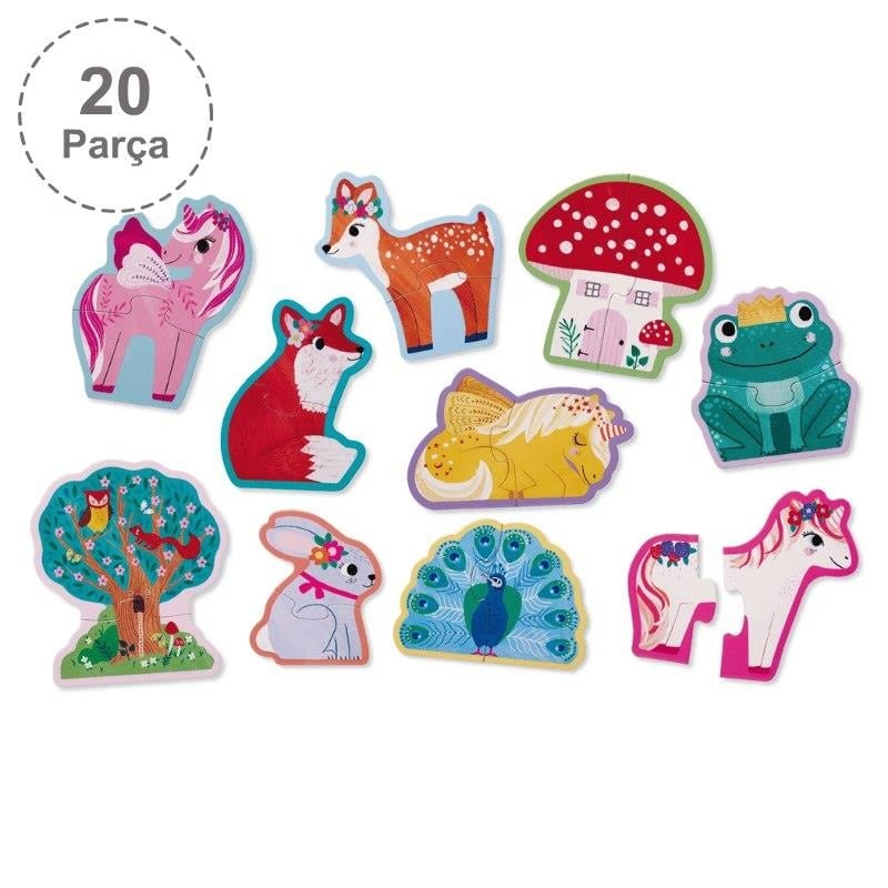 Crocodile Creek İlerleyen Puzzle - Unicorn