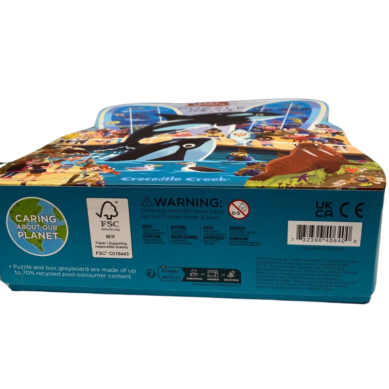 Crocodile Creek Puzzle - 48 Parça - Akvaryumda Bir Gün