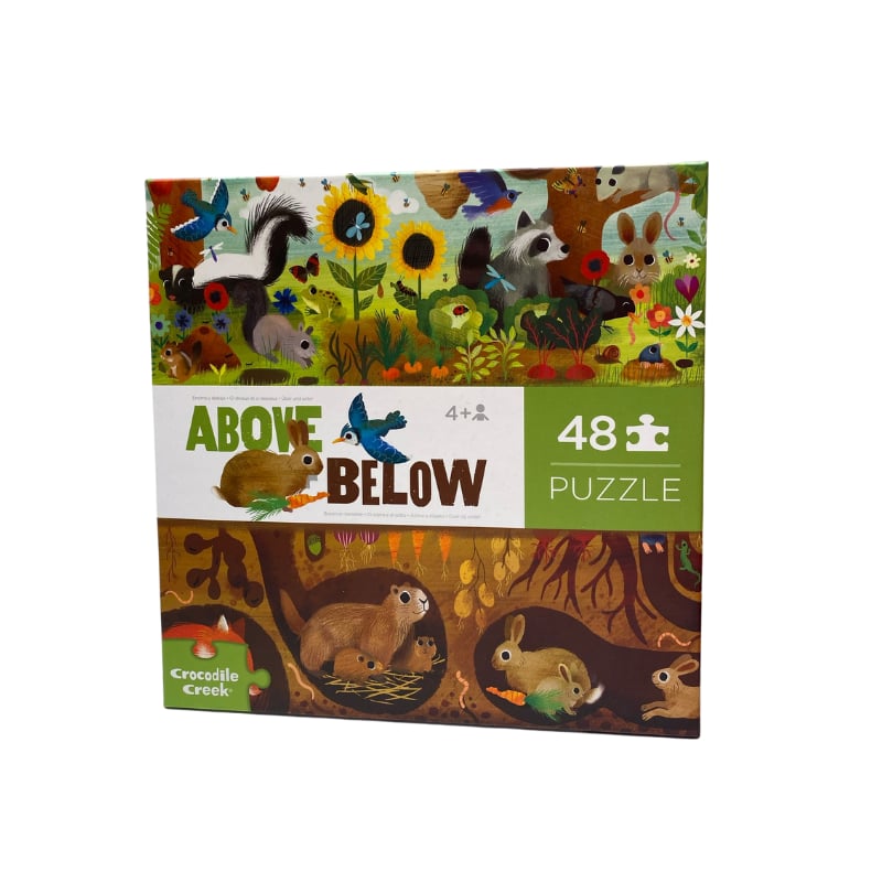 Crocodile Creek Puzzle - 48  Parça - Arka Bahçe Keşfi