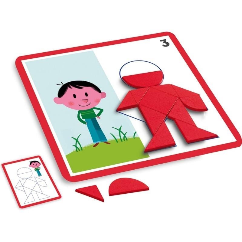 Djeco Beceri Oyunları - Eduludo Shapes