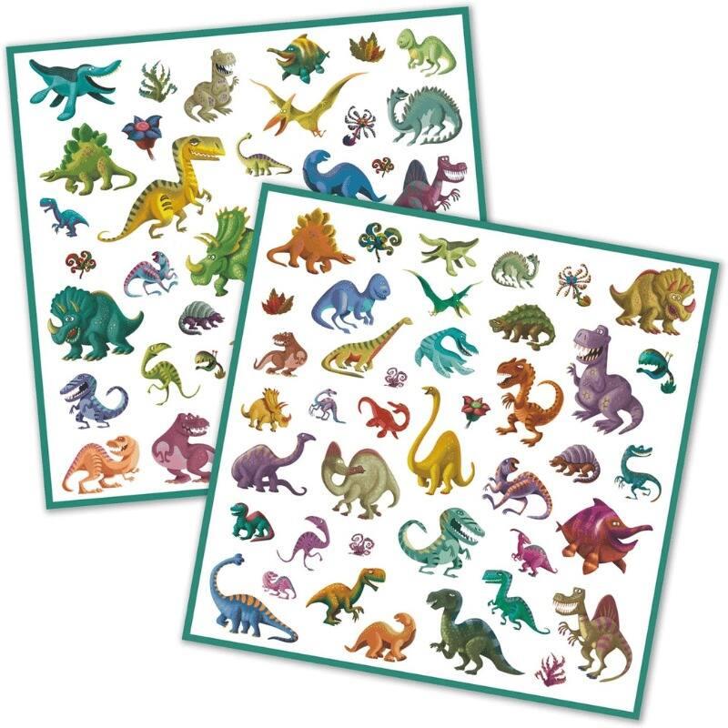 Djeco Çıkartmalar - Dinosaurs