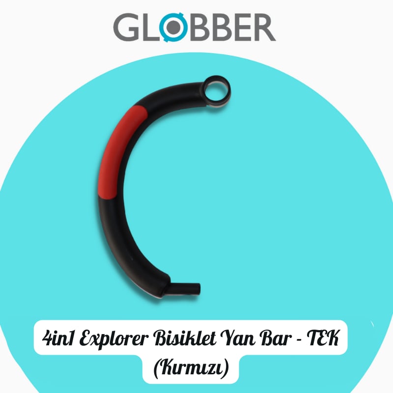 Globber 4in1 Explorer Bisiklet Yan Bar (TEK-Kırmızı)