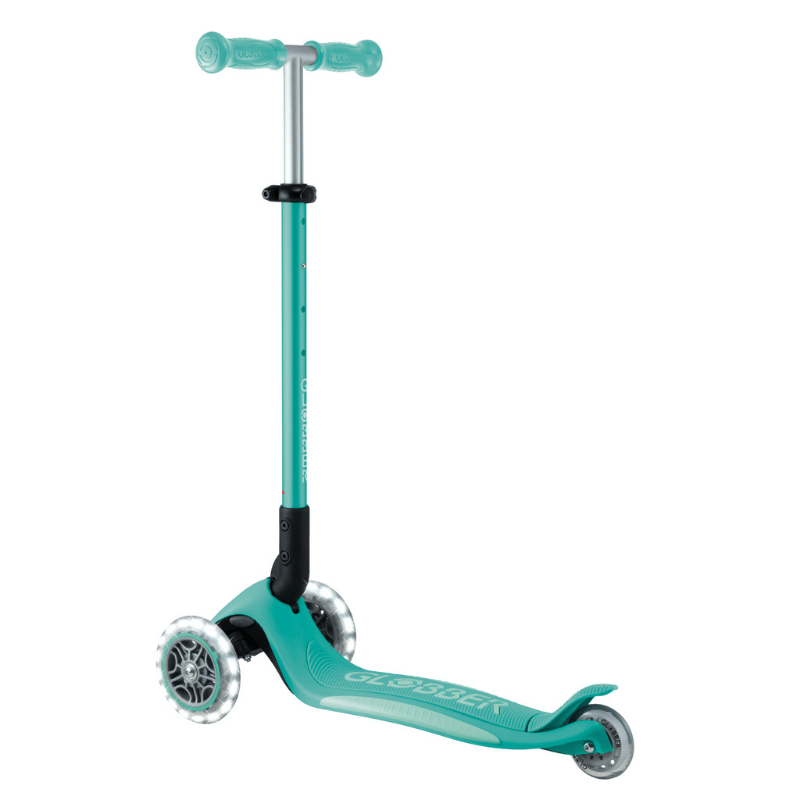 Globber Elite Deluxe Işıklı Scooter - Koyu Mint