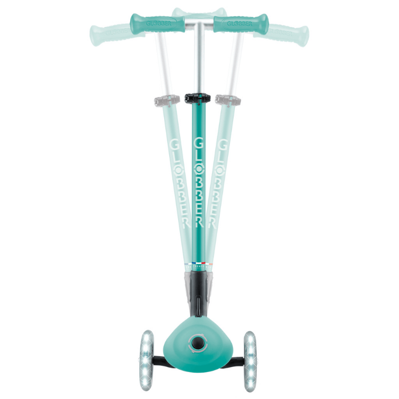 Globber Elite Deluxe Işıklı Scooter - Koyu Mint