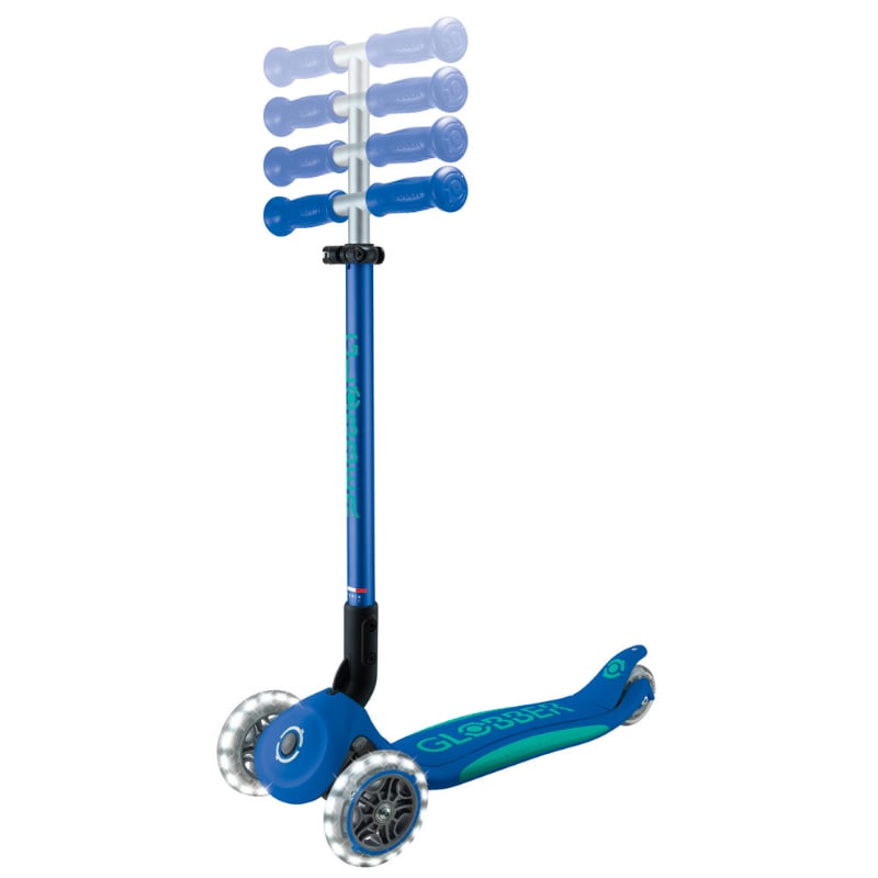 Globber Elite Deluxe Işıklı Scooter - Lacivert