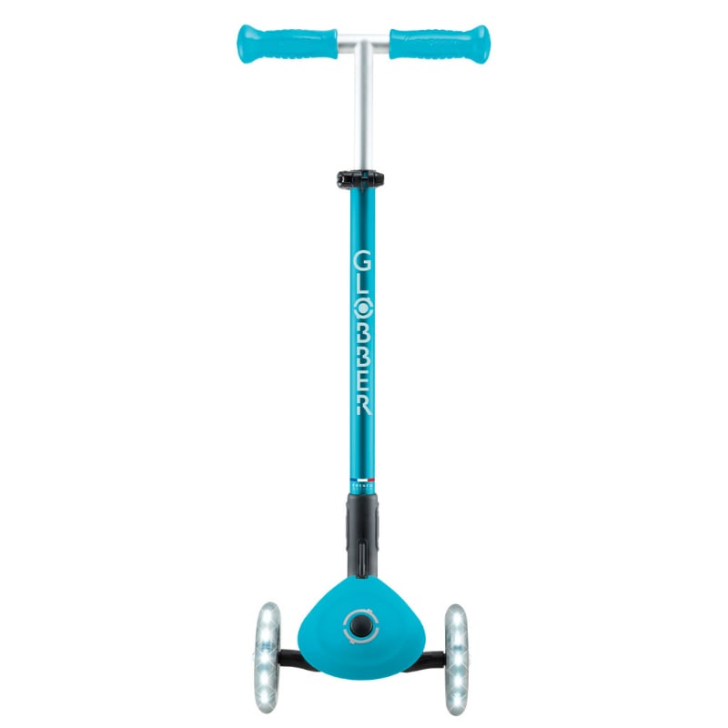Globber Elite Deluxe Işıklı Scooter - Mavi