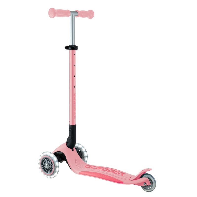 Globber Elite Deluxe Işıklı Scooter - Pastel Pembe