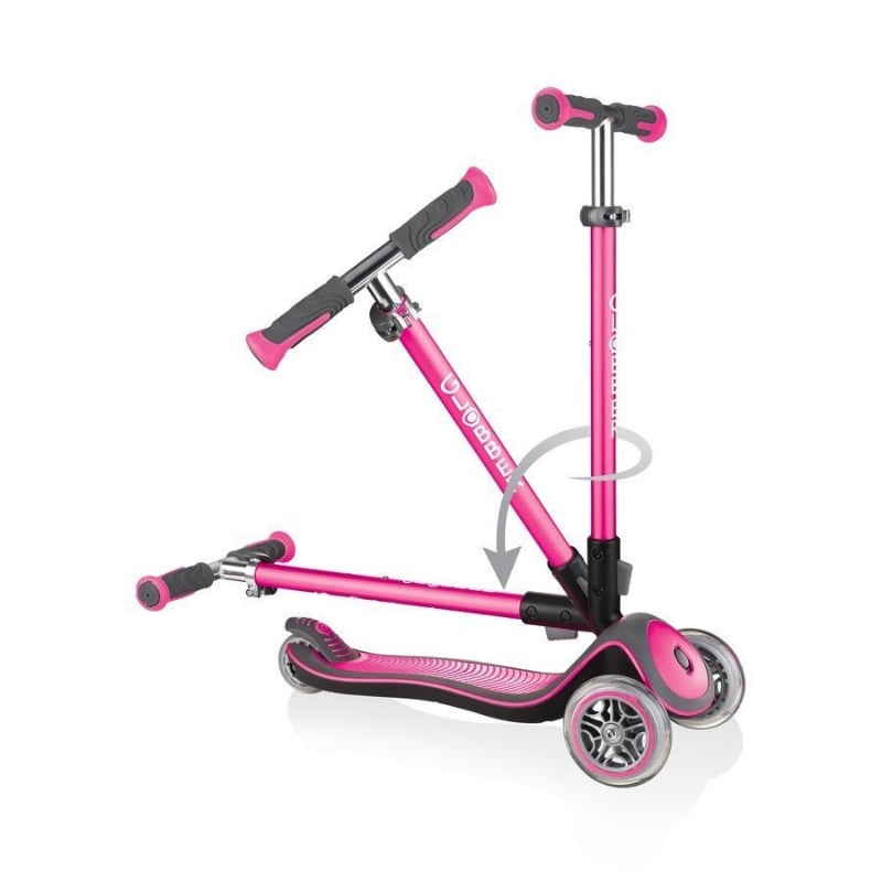 Globber Elite Deluxe Scooter - Pembe