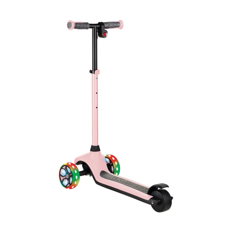 Globber One K E-Motion 4 Plus - Işıklı Elektrikli Scooter - Pastel Pembe