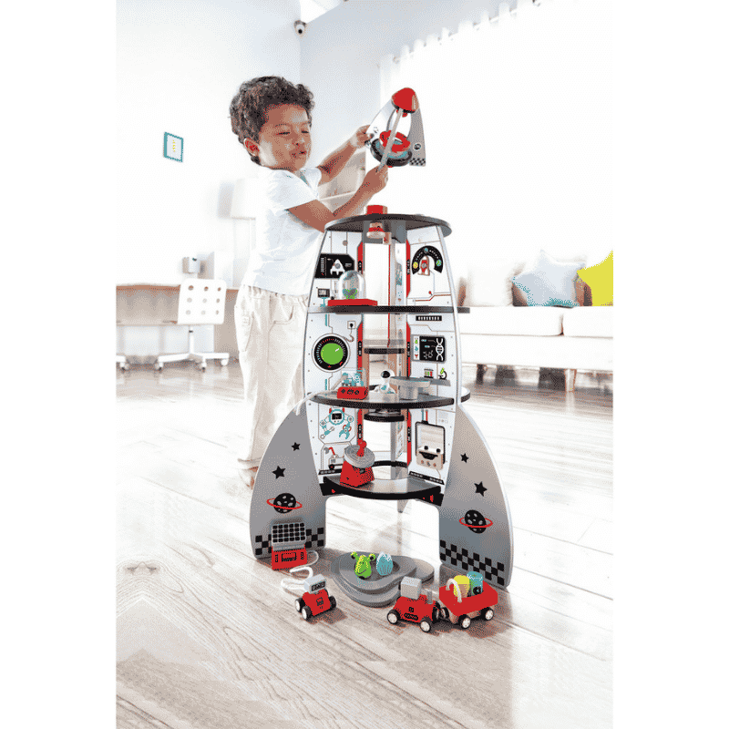Hape 4 Katlı Ahşap Roket