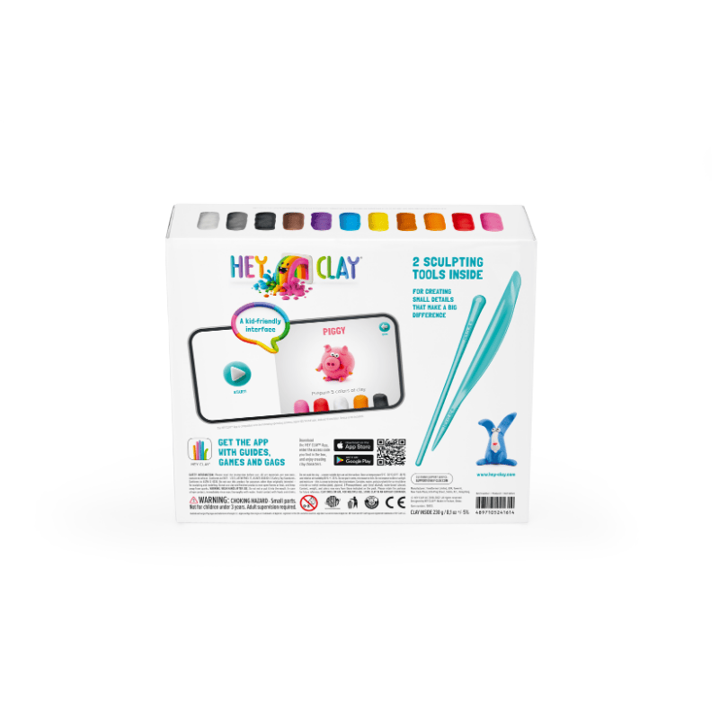 Hey Clay Yaratıcı Kil Seti - Animals